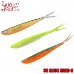 Lucky John 3D SLICK SHAD-V 5'' / 12,7cm